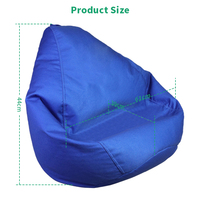 Fauteuil Poire Confortable Personnalisé pour Adulte, Couleurs Variées, Style Dessin Animé, Vente en Gros ODM/OEM, Canapé de Loisirs WS8888