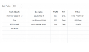 Bague solitaire de luxe fantaisie en or plaqué 10 carats avec diamant CVD de laboratoire en grappe octogonale et ronde, bijoux de fiançailles pour femme - Product Image 6