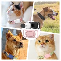 Étui en silicone étanche compatible avec Xiaomi Smart Tag, support anti-rayures pour collier de chien ou de chat