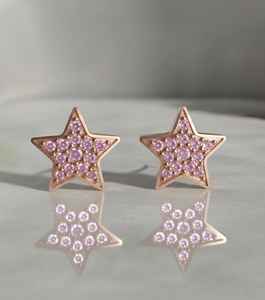 ทอง 14KT พลอยธรรมชาติ/ต่างหูแบบติดหู มรกต, ทองคำ, ทับทิม, ไพลิน - Product Image 4