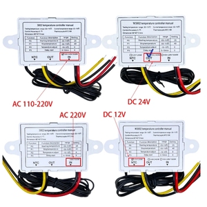 XH-W3002 12V 24V 220V microcomputer digital <b>thermostat</b> temperature <b>control</b> switch temperature digital display 0.1 precision - Product Image 3