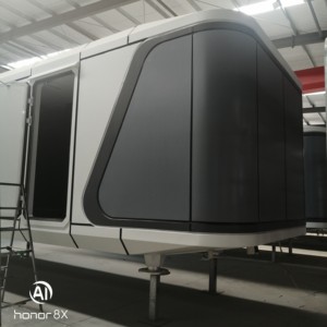Casa Contenedor Prefabricada de Lujo - Edificios Comerciales Tipo Cápsula, Resistentes al Agua y a Huracanes, Sala de Estar/Dormitorio Moderna - Product Image 5