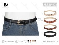 Women's 3.5cm Genuine Leather Diamond-Studded Pin Buckle Belt 110cm <b>Wedding</b> <b>Accessories</b> - Product Image 1
