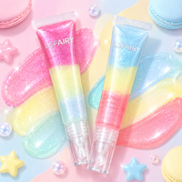 FAIRY LG288 Gloss à lèvres hydratant scintillant liquide brillant trois en un nouveau design
