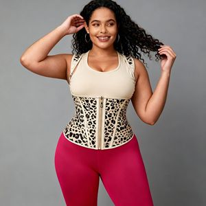 Top Moldeador de Cintura con Cierre, Antibacteriano, Grueso, para Mujer, Comercio Exterior Transfronterizo Personalizado de Lulu, Moldea el Abdomen con Látex - Product Image 3