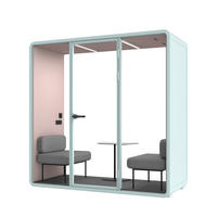 Portable intimité silence cabine téléphonique pod de travail acoustique cabine insonorisée téléphone mobile cabine insonorisée salle de réunion bureau pod