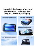 UGREEN 10000mAh 55W 2C1A Power Bank dengan Kabel Konektor USB C Terintegrasi Mini Portabel Pengisian Cepat PD untuk iPhone 17