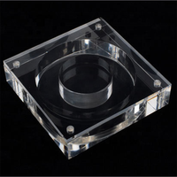 Pièces en acrylique PMMA usinées CNC de précision sur mesure, fabrication de plastique transparent haute transparence pour composants électroniques