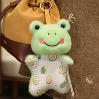 Personnalisable - Porte-clés en peluche, figurines d'animaux super douces et moelleuses, nouveauté, cadeaux pour la vente en gros et au détail, machines à griffes