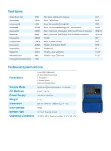 Analyseur d'hématologie EURVET pour animaux de compagnie, compteur de cellules sanguines à 5 parties, instruments chirurgicaux durables et faciles à utiliser - Product Image 6