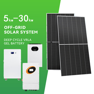 กระเบื้องหลังคาโซลาร์เซลล์ลิเธียมไอออน MPPT ขนาด 10KW 15KW 5000W 10000 วัตต์ ระบบไฟฟ้าโซลาร์เซลล์แบบเชื่อมต่อกับระบบไฟฟ้าสาธารณะ  ชุดระบบปรับแต่งได้ พร้อมค่าค่าสัมประสิทธิ์อุณหภูมิ - Product Image 1
