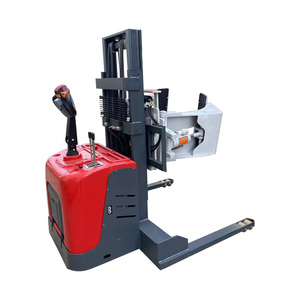 WELIFTRICH 500kg 700kg 1000kg Electric Stacker with Paper Roll <strong>Clamp</strong> Stacker Electric Drum Rotator Electric Lifter <strong>Truck</strong> - Product Image 2