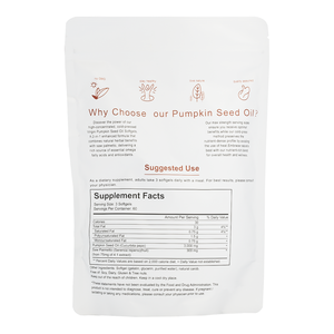 Cápsulas blandas de aceite de semilla de calabaza de origen sostenible de granjas orgánicas - Product Image 4