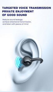 S19 エラスティックオープンイヤークリップ<span class=keywords><strong>Bluetooth</strong></span>イヤホン 360 °   空間オーディオノイズキャンセリング機能付きエア伝導ワイヤレスヘッドセット（オフィス、ハイキング用） - Product Image 3