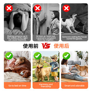 Kerah pelatihan anjing cerdas, kerah pelatihan anjing cerdas dengan desain nirkabel 8 tingkat penyesuaian 4 mode koreksi - Product Image 6