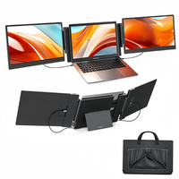 OEM Usine Personnalisé 14 Pouces 1920*1080P LCD Portable Écran D'affichage Moniteur D'ordinateur Portable Double Triple Moniteur Portatil Extender Moniteur