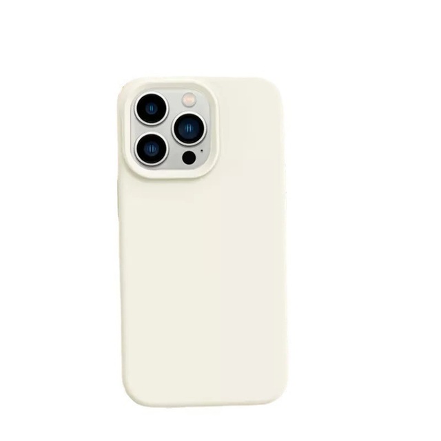 Wholesale Real Silicone Pure Color Shockproof Phone Case for 14/15/16/17 Pro Max with Custom Logo