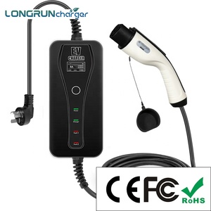Chargeur portable EV GB/<span class=keywords><strong>T</strong></span> 3.5kw 16A-10A Chargeur EV à courant réglable Câbles de 5m avec boîtier de commande - Product Image 3