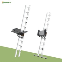 Machine de levage automatique de modules photovoltaïques, plateforme de levage de panneaux solaires électriques pour la construction de toits