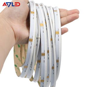 ไฟแถบ LED แบบ COB สำหรับติดตั้งบนเพดาน ตกแต่งบ้าน ตู้ ขนาด 10 มม. ใช้ไฟ 24V ปรับค่าสีได้ (CCT) บนแผงวงจรพิมพ์ (PCB) - Product Image 1