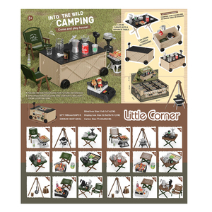 Juguete Coleccionable para Niños, Pequeña Casa de Juegos DIY, Accesorios para Escenas de Camping con Carrito, Regalo Sorpresa para Muñecas - Product Image 3