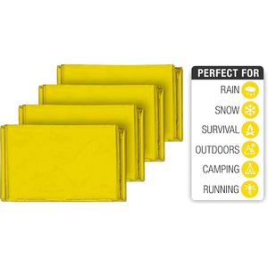 Manta Térmica de Emergencia de Mylar Dorada con Logotipo Personalizado, Reflectante, para Bebés, 130x210cm, para Todas las Estaciones, de Alta Calidad - Product Image 4