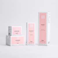 Boîte d'expédition en carton à fond automatique avec impression de logo personnalisé et estampage à chaud or, vente en gros