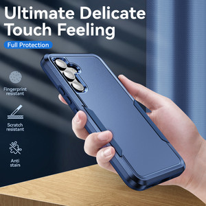 Funda Protectora de Doble Capa Antihuellas para <span class=keywords><strong>Samsung</strong></span> <span class=keywords><strong>Galaxy</strong></span> A54 5G A14 A52 A13 A53 A33 A73 A14 A17 A56 A36 A26 - Product Image 3