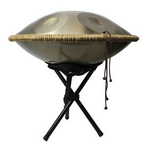 Tambour à main 12 tons d'approvisionnement en gros <span class=keywords><strong>Handpan</strong></span> de qualité professionnelle Tambour à langue en acier éthéré Instrument de musique - Product Image 2