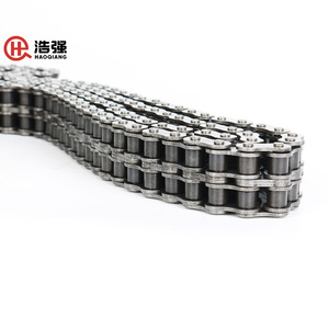 Cadena de Rodillos Estándar Haoqiang 08B-48B, Cadena de Transmisión Industrial de Rodillos de 10 mm de un Solo Hilo - Product Image 1