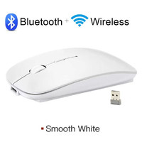 Mouse Nirkabel Isi Ulang Komputer Senyap Ergonomis Mini Mouse USB Optik Mouse Nirkabel untuk PC Laptop Stok Baterai RGB