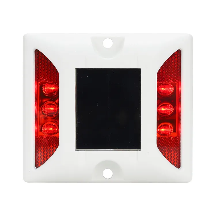 hot sell Aluminum Double Sides solar cat eyes road reflector Flashing LED solar road studs lights for Traffic Safety