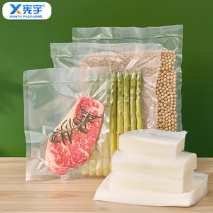 Sac sous vide transparent en plastique à motif maillé, qualité alimentaire, multi-usages, pour saucisses, fromages et viandes cuites - Product Image 4