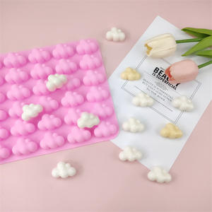 Outil de cuisson de biscuits créatifs en silicone de forme ronde grille de glace colle moule à goutte en résine écologique sans PC pour savon - Product Image 2