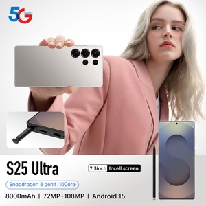 Teléfono Inteligente 5G Android <span class=keywords><strong>15</strong></span> Snapdragon 8 Gen4 10 Núcleos Pantalla HD de 7.3 Pulgadas 6GB RAM 128GB ROM S25 Ultra Doble SIM Versión Global - Product Image 3