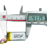 Prix d'usine – Batteries rechargeables au lithium polymère en pochette 102040 800mAh 700mAh, cellule Lipo 802040 3.7V 600mAh, batterie Li-Polymère
