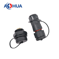 8Pin AHUA prise électrique M20 2A connecteur d'alimentation cc type soudure assemblage mâle femelle connecteur de câble rond IP68 connecteur Led