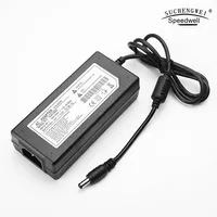 Adaptateur d'alimentation double tête 12V 5A DC pour bande LED de bureau en ABS, vente en gros