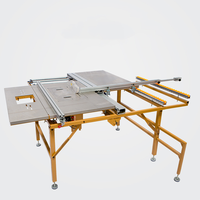 Scie à panneaux de précision Mustang MT100, petite scie à table coulissante pour le bois, scie circulaire portable pour le travail du bois et la fabrication de meubles