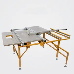 Mustang MT100 Small Precision Panel Saw Wood Sliding Table Saw Woodworking Furniture Portable Cutter Circular Table Saw