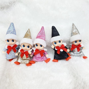 Mini Duende Navideño para Decoración <span class=keywords><strong>de</strong></span> Fiestas, Muñeco <span class=keywords><strong>de</strong></span> Niña o Niño, Regalo <span class=keywords><strong>de</strong></span> Navidad, <span class=keywords><strong>Accesorios</strong></span> <span class=keywords><strong>de</strong></span> Decoración para <span class=keywords><strong>Casa</strong></span> <span class=keywords><strong>de</strong></span> Muñecas <span class=keywords><strong>Gabby</strong></span>, Multifuncional - Product Image 1