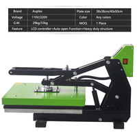 100% glisser sur la machine de presse à chaud de taille 40*60 CM de timbre d'impression de t-shirt à ouverture automatique