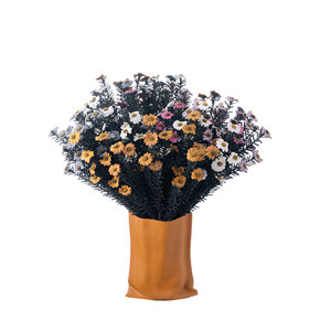 CallaFloral Ramo de Margaritas Artificiales de Plástico Blanco, Amarillo y Rosa, Decoración de Interiores para el Hogar - Product Image 5