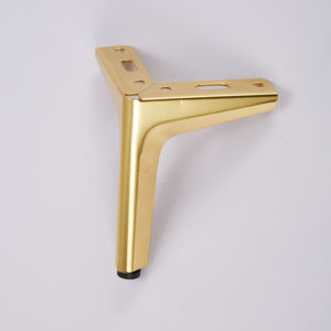 Design moderno placcatura in metallo lucidare le gambe del divano camera da letto panca del piede del tavolino da caffè gambe in ghisa ottone resistente in acciaio - Product Image 3