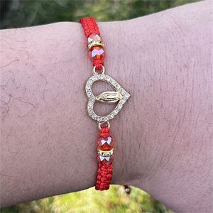 Pulseras hechas a mano de la Virgen María, para hombres y mujeres, para rezar, con forma de corazón - Product Image 1