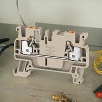 Offre Spéciale – Bornier de raccordement Weidmuller A2C 2.5 série A, 2,5 mm², 1521850000, connecteur de câblage sur rail DIN