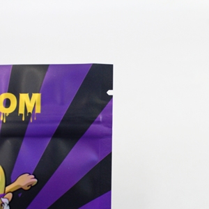 Emballage de logo personnalisé 1oz 28g / 7 grammes/4x5 pouces 3.5g sacs en plastique mylar anti-odeur de bonbons debout avec fermeture éclair - Product Image 5