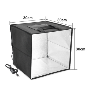 40cm 포토 스튜디오 라이트 박스 6색 배경 휴대용 테이블 탑 라이트박스 사진 촬영 텐트 - Product Image 4