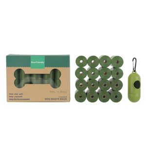Sacs à déjections canines personnalisés, écologiques, compostables, biodégradables, résistants aux déchirures, fabriqués en polyester plastique pour usage domestique - Product Image 4
