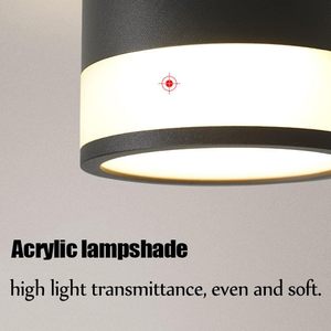 Moderna Lámpara LED de Techo Redonda de Superficie para Uso en Interiores, Hogar y Oficina, 5W/10W/15W/25W, Regulable, IP65, CRI80 - Product Image 4